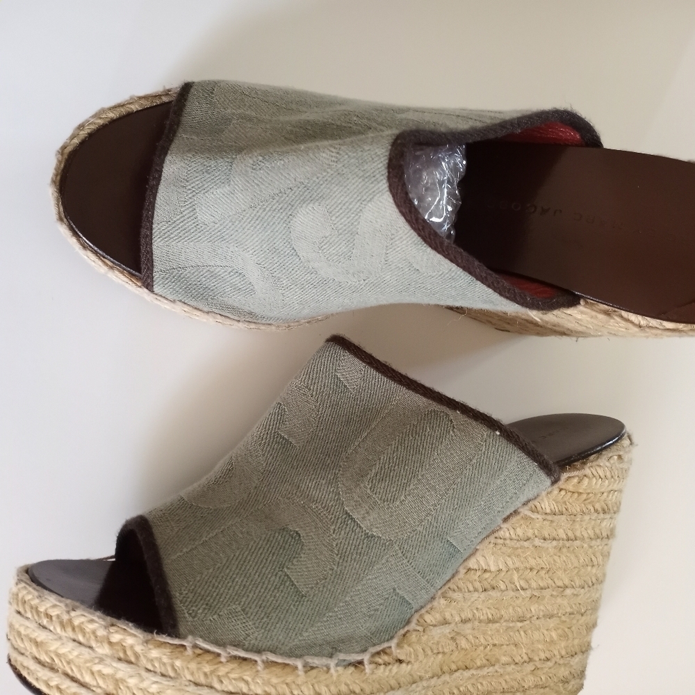 Marc By Marc Jacobs Denim Woven Wedge - Picture 3 of 8